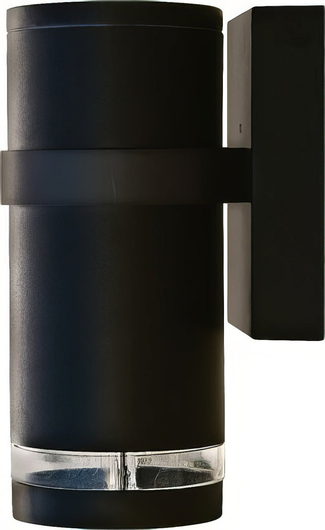 Dabmar Lighting DW3550-L6-RGBW-B black outdoor wall light fixture