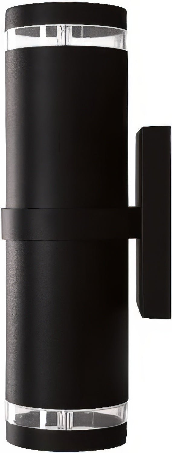Dabmar Lighting DW3560-L12-60K-B black outdoor wall light fixture