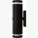 Dabmar Lighting DW3560-L12-RGBW-B black outdoor wall light fixture