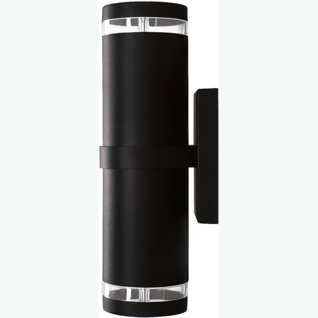Dabmar Lighting DW3560-L12-RGBW-B black outdoor wall light fixture