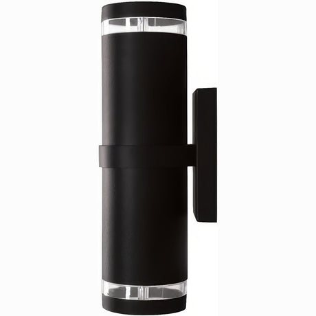 Dabmar Lighting DW3560-L14-27K-B black outdoor wall light fixture