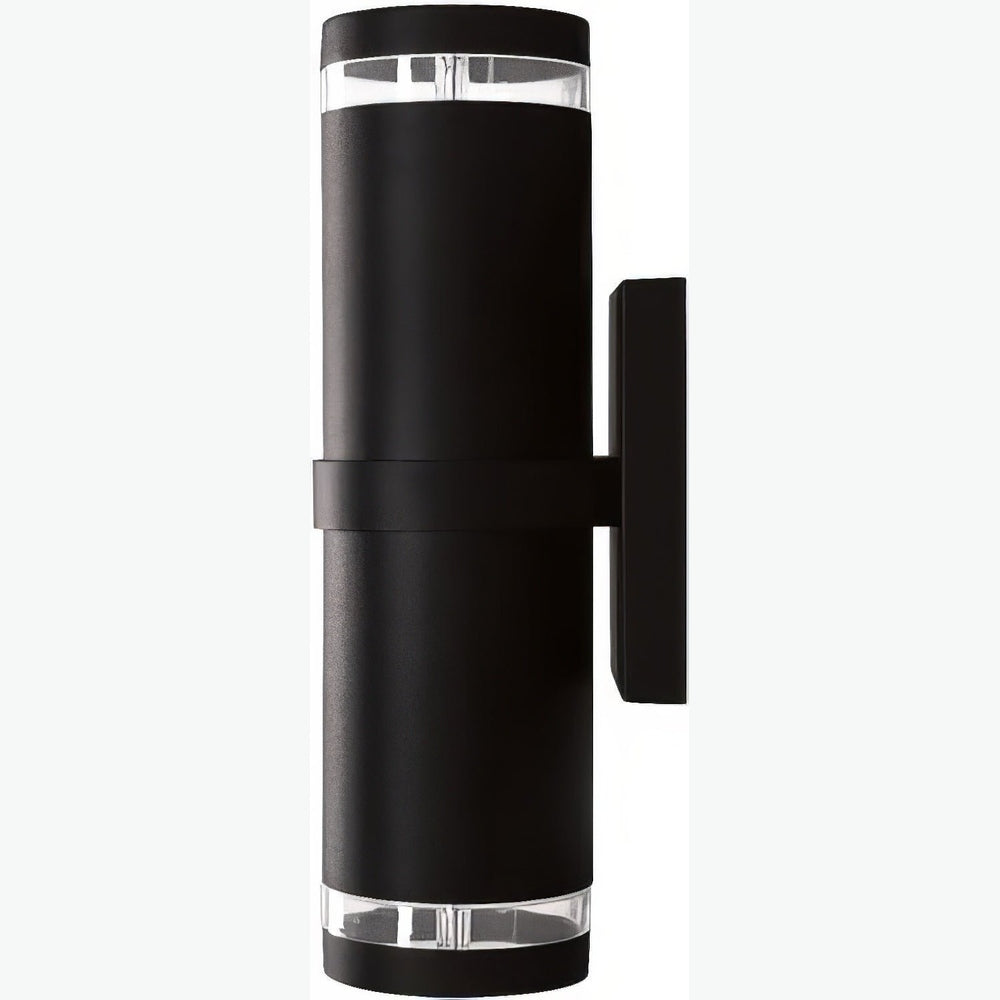 Dabmar Lighting DW3560-L14-50K-B black outdoor wall light fixture