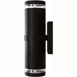 Dabmar Lighting DW3560-L24-RGBW-B black outdoor wall light fixture