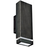 Dabmar Lighting DW3570-B black outdoor wall light fixture
