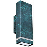 Dabmar Lighting DW3570-VG verde green outdoor wall light fixture