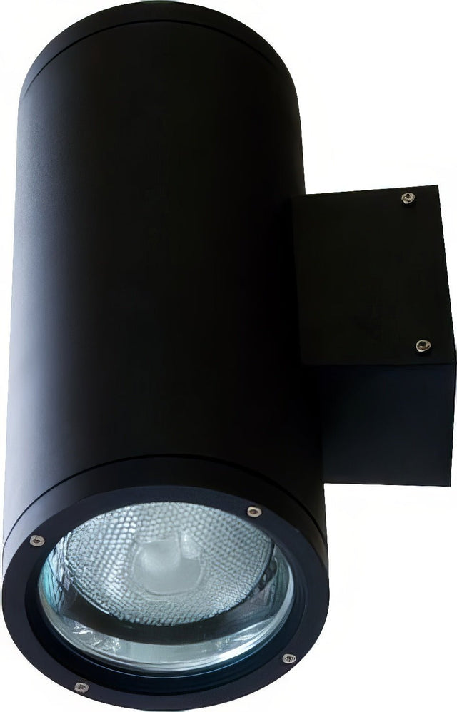 Dabmar Lighting DW3756-L25F-65K-B black outdoor wall light fixture