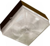 Dabmar Lighting DW6600-L20-50K-BZ bronze ceiling fixture