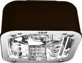 Dabmar Lighting DW8850-BZ bronze medium square ceiling fixture