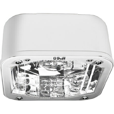 Dabmar Lighting DW8850-W white medium square ceiling fixture