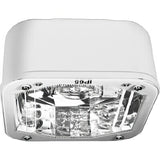Dabmar Lighting DW8850-W white medium square ceiling fixture