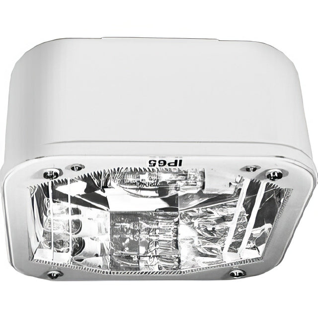 Dabmar Lighting DW8850-W white medium square ceiling fixture