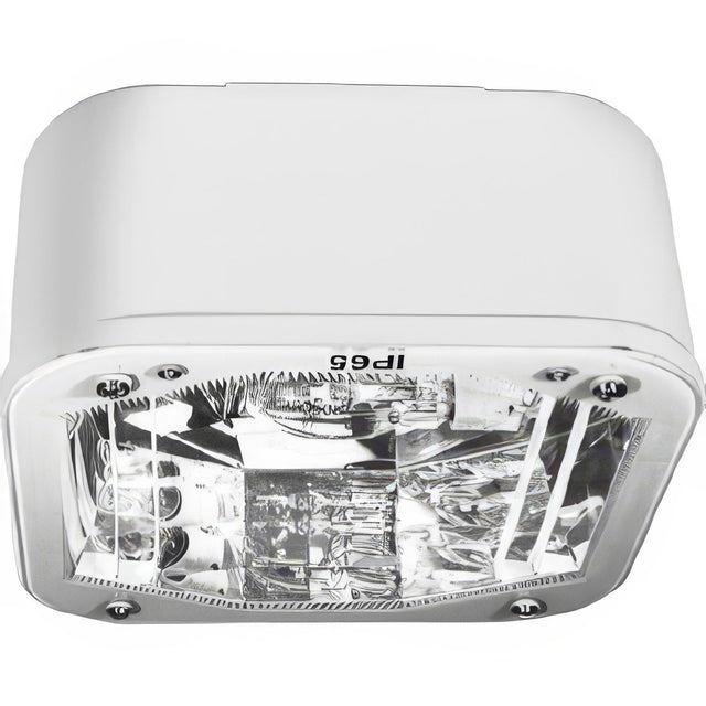 Dabmar Lighting DW8853-W bronze medium square ceiling fixture