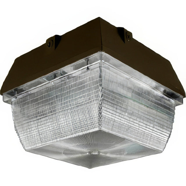 Dabmar Lighting DW8975-MT bronze medium square ceiling fixture