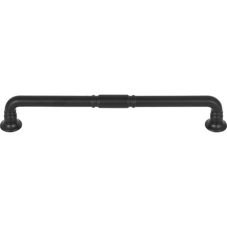 Top Knobs TK1005BLK Kent 7 9/16" Center to Center Bar Pull Flat Black
