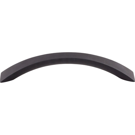 Top Knobs M1147 Crescent Flair 5 1/16" Center to Center Bar Pull Flat Black