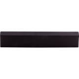 Top Knobs TK276BLK Modern Metro 5" Center to Center Finger Pull Flat Black