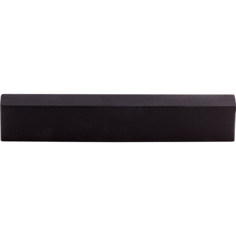 Top Knobs TK276BLK Modern Metro 5" Center to Center Finger Pull Flat Black