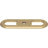 Top Knobs TK3351HB Brockwell 2 3/4" Center to Center Pull Backplate Honey Bronze
