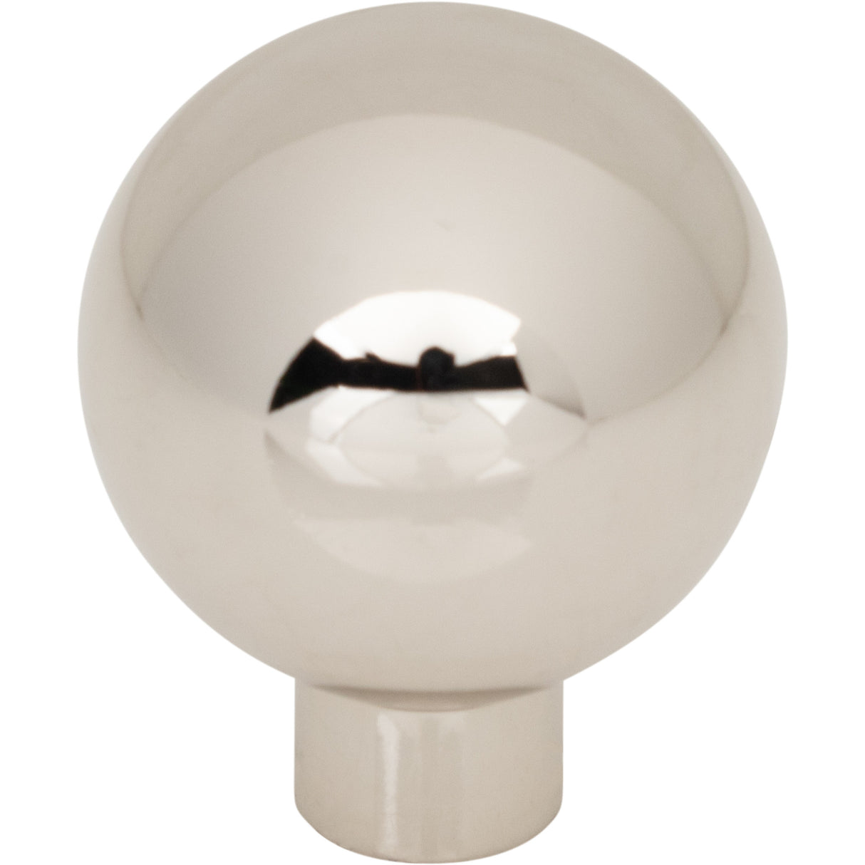 Top Knobs TK3340PN Brockwell 1 1/8" Diameter Round Knob Polished Nickel