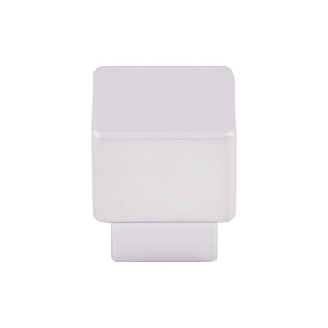 Top Knobs TK32ALU Tapered 1" Length Square Knob Aluminum