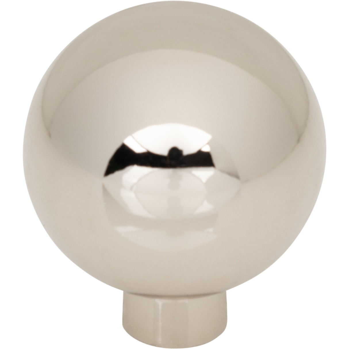 Top Knobs TK3341PN Brockwell 1 1/4" Diameter Round Knob Polished Nickel