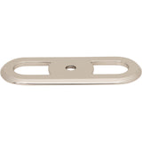 Top Knobs TK3351PN Brockwell 2 3/4" Center to Center Pull Backplate Polished Nickel