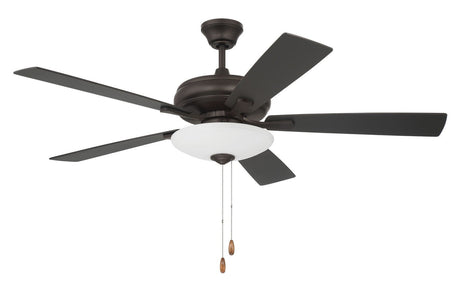 Craftmade ECF111ESP5-ESPWLN 52" Eos 3 Light Bowl Ceiling Fan in Espresso