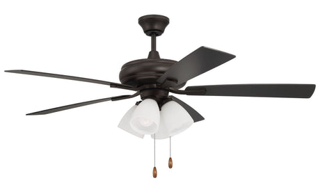 Craftmade ECF114ESP5-ESPWLN espresso ceiling fan blades included