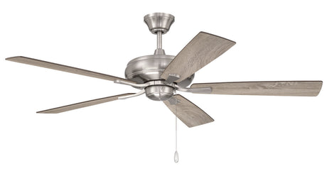 Craftmade ECF52BNK5-DWWLN brushed polished nickel ceiling fan blades included
