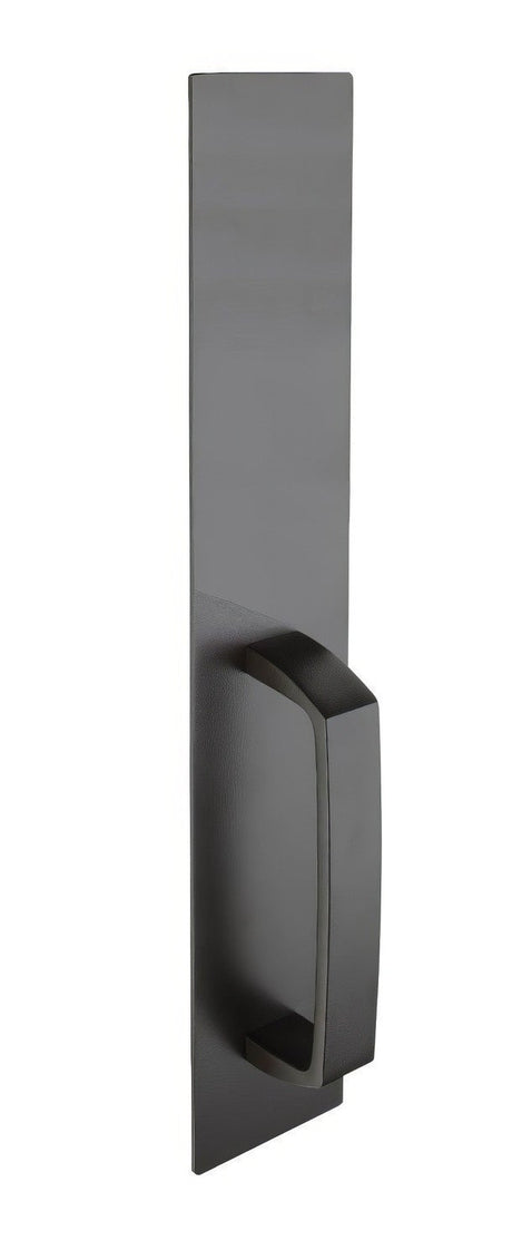 Copper Creek ED-ESCDMY-DB Bulldog Exit Device dummy exit device trim in polished brass, additional view