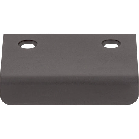 Top Knobs TK102BLK Tab 1 1/4" Center to Center Finger Pull Flat Black
