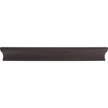 Top Knobs TK555SAB Glacier 6" Center to Center Finger Pull Sable