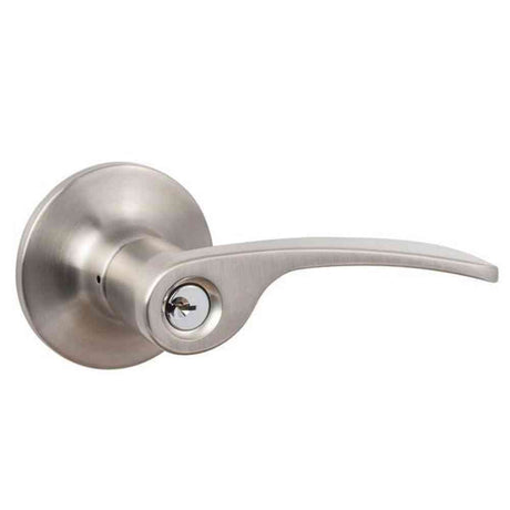 Sure-Loc EG107 15 satin nickel keyed entry door lever
