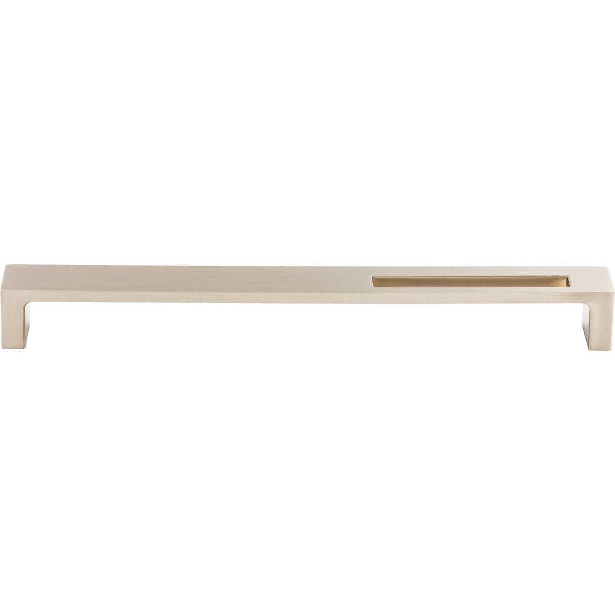 Top Knobs TK268BSN Modern Metro Slot 9" Center to Center Bar Pull Brushed Satin Nickel