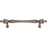 Top Knobs M823-7 Somerset Finial 7" Center to Center Bar Pull Pewter Antique