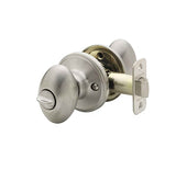 Copper Creek EK2030SS satin stainless privacy door knob