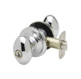 Copper Creek EK2040PS polished stainless keyed entry door knob