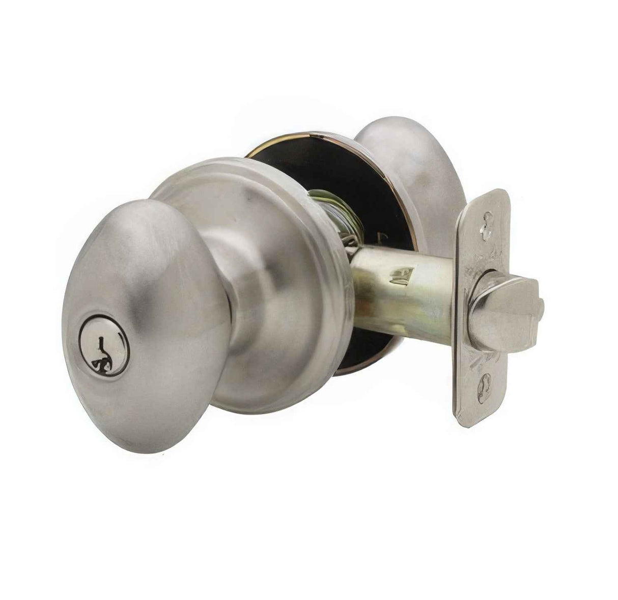 Copper Creek EK2040SS satin stainless keyed entry door knob