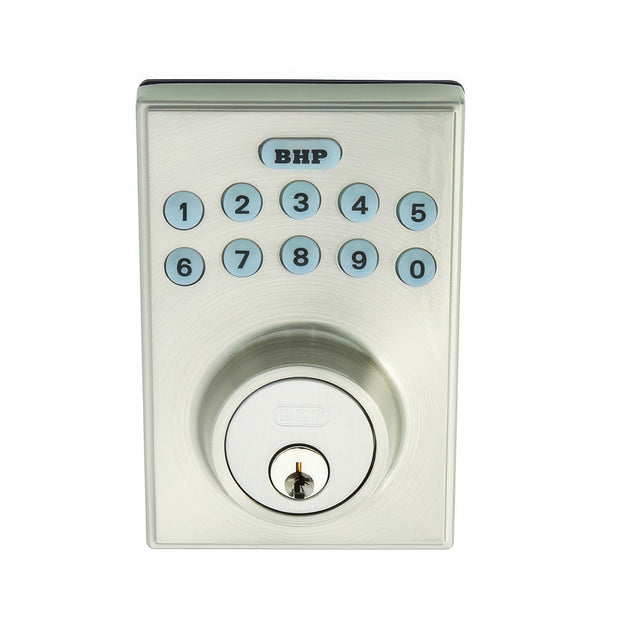 Better Home Products EL20615SN satin nickel keyless deadbolt