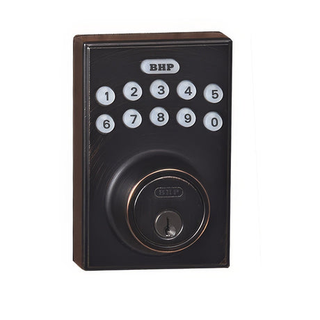 Better Home Products EL20644BLK matte black keyless deadbolt