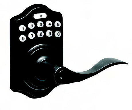 Better Home Products EL43515SN EL4351 Electronic Keypad Reversible Entry Reversible Lever Satin Nickel