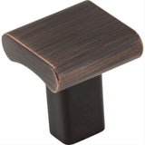 Elements 183DBAC 183 Park 1" Zinc Cabinet Knob Brushed Oil Rubbed Bronze
