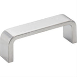 Elements 193-3BC-3 Asher 3-1/4" Zinc Cabinet Pull Brushed Chrome