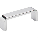Elements 193-3PC-3 Asher 3-1/4" Zinc Cabinet Pull Polished Chrome