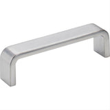 Elements 193-96BC-96 Asher 4" Zinc Cabinet Pull Brushed Chrome