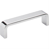 Elements 193-96PC-96 Asher 4" Zinc Cabinet Pull Polished Chrome