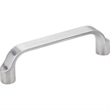 Elements 239-96BC-96 Brenton 4-5/16" Zinc Cabinet Pull Brushed Chrome