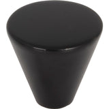 Elements 26MB 26 Sedona 1" Steel Cabinet Knob Matte Black