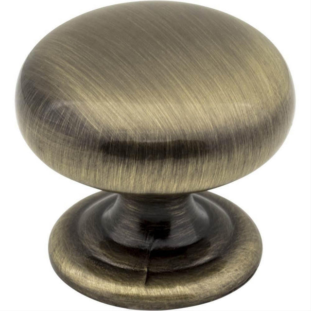Elements 2980AB 2980 Florence 1-1/4" Zinc Cabinet Knob Brushed Antique Brass