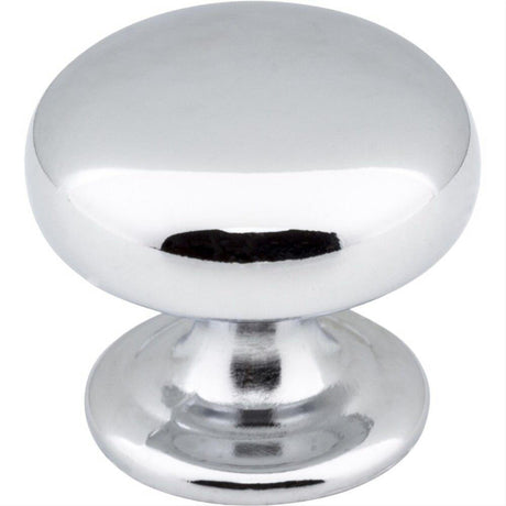 Elements 2980PC 2980 Florence 1-1/4" Zinc Cabinet Knob Polished Chrome